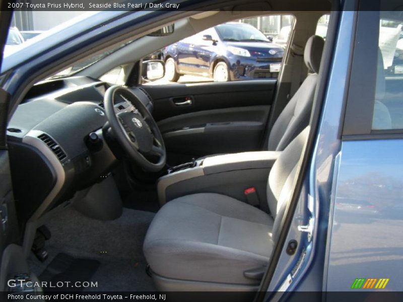 Seaside Blue Pearl / Dark Gray 2007 Toyota Prius Hybrid