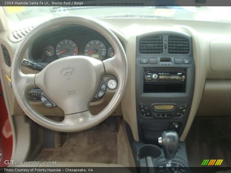 Dashboard of 2004 Santa Fe LX