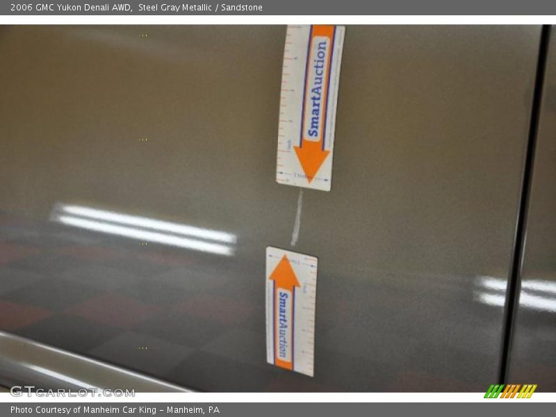 Steel Gray Metallic / Sandstone 2006 GMC Yukon Denali AWD