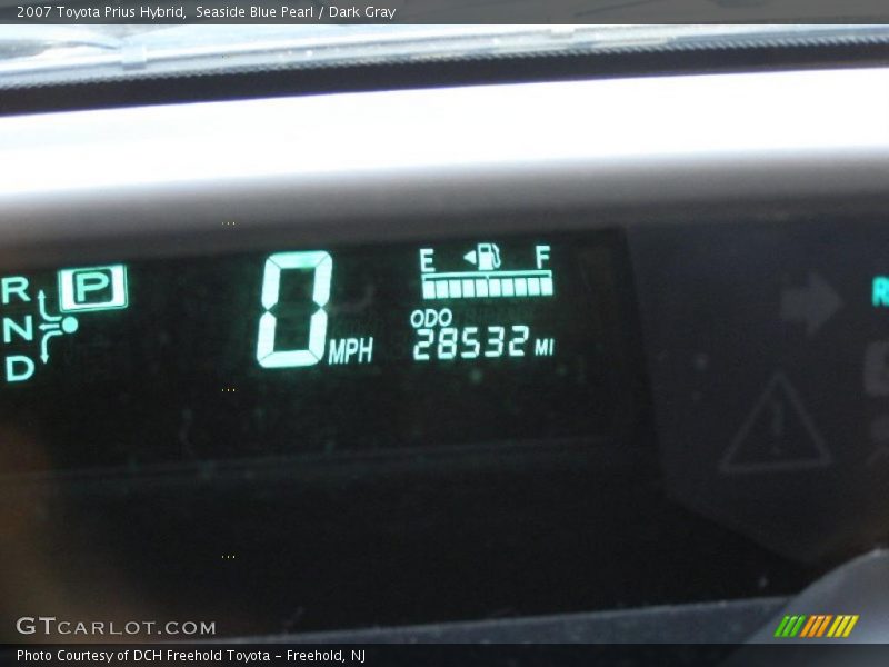 Seaside Blue Pearl / Dark Gray 2007 Toyota Prius Hybrid