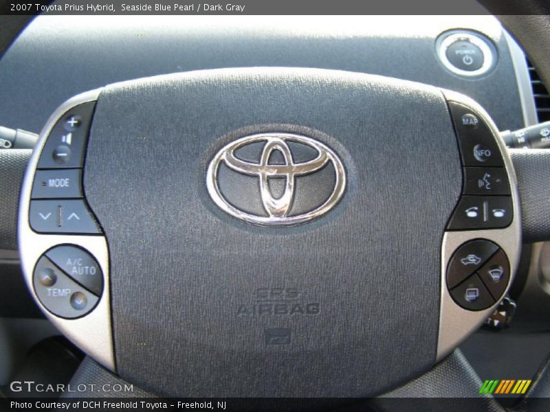 Seaside Blue Pearl / Dark Gray 2007 Toyota Prius Hybrid