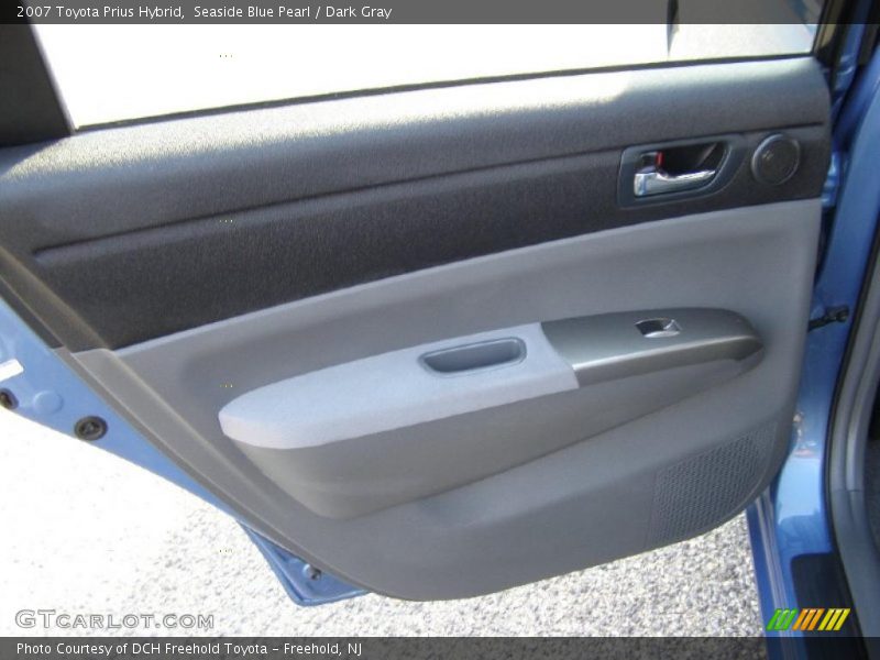 Seaside Blue Pearl / Dark Gray 2007 Toyota Prius Hybrid