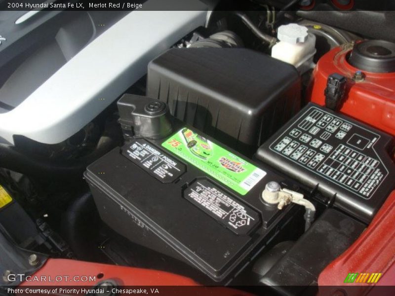  2004 Santa Fe LX Engine - 3.5 Liter DOHC 24-Valve V6