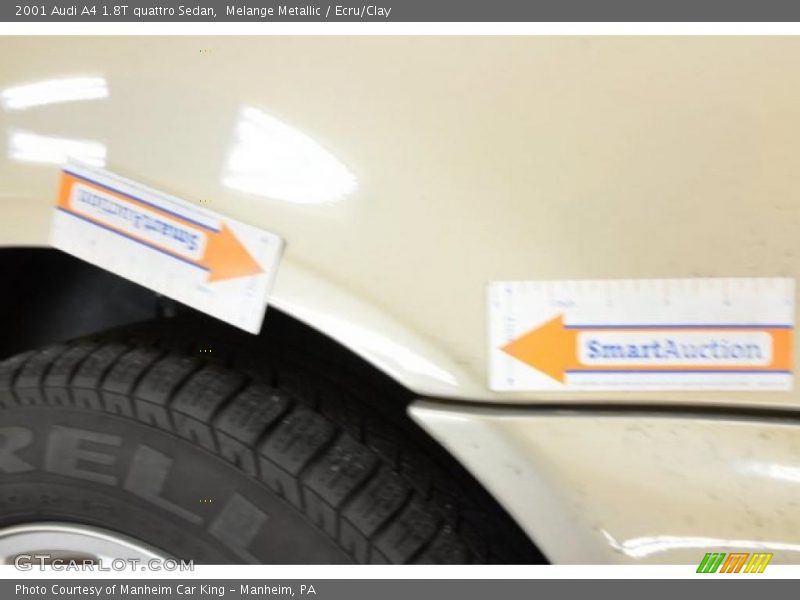 Melange Metallic / Ecru/Clay 2001 Audi A4 1.8T quattro Sedan