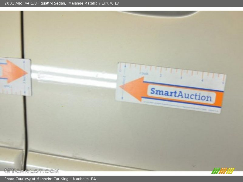 Melange Metallic / Ecru/Clay 2001 Audi A4 1.8T quattro Sedan