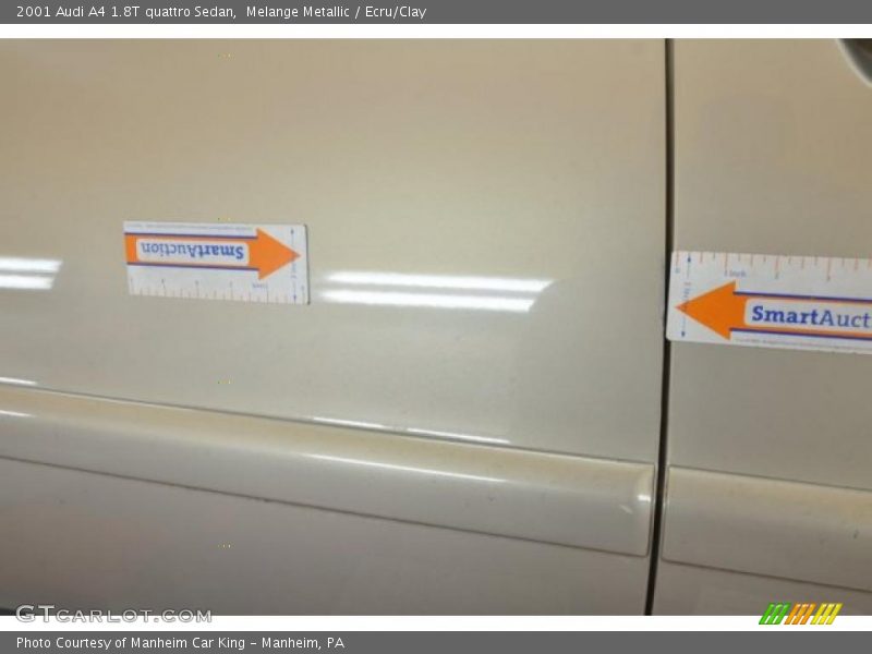 Melange Metallic / Ecru/Clay 2001 Audi A4 1.8T quattro Sedan