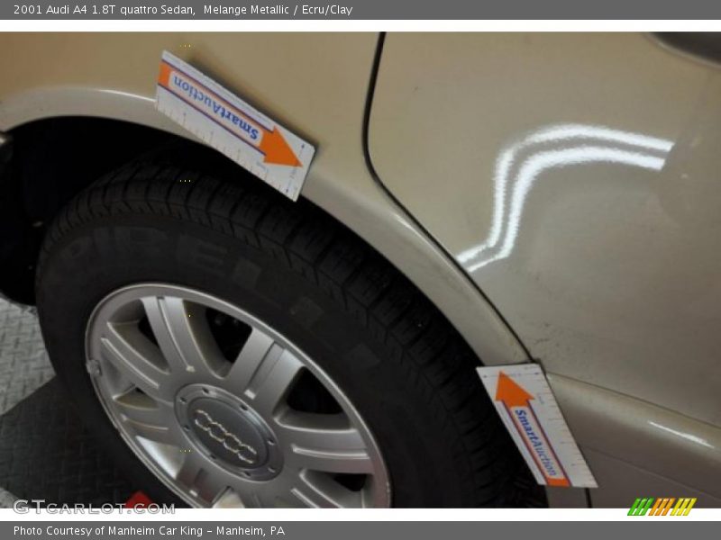 Melange Metallic / Ecru/Clay 2001 Audi A4 1.8T quattro Sedan