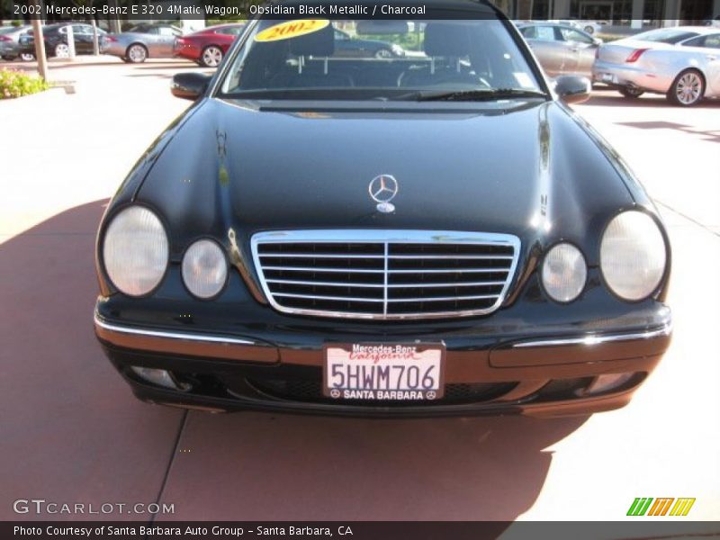 Obsidian Black Metallic / Charcoal 2002 Mercedes-Benz E 320 4Matic Wagon