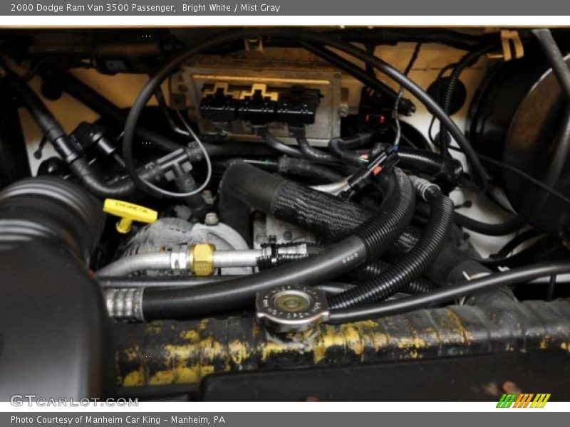  2000 Ram Van 3500 Passenger Engine - 5.2 Liter OHV 16-Valve V8