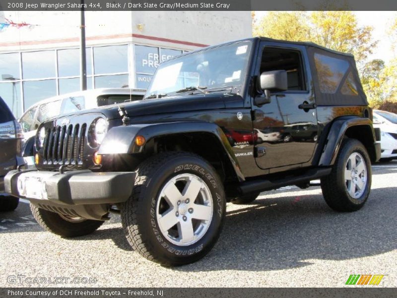 Black / Dark Slate Gray/Medium Slate Gray 2008 Jeep Wrangler Sahara 4x4