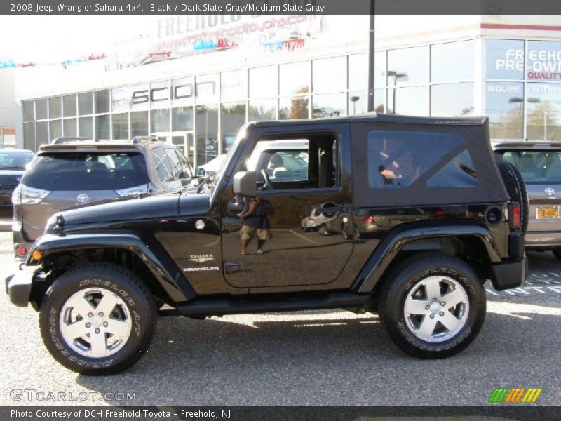 Black / Dark Slate Gray/Medium Slate Gray 2008 Jeep Wrangler Sahara 4x4