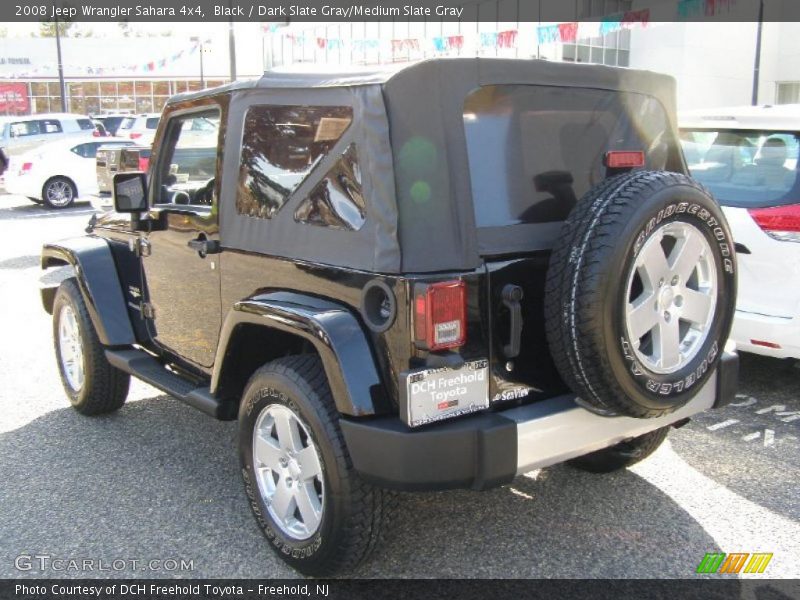 Black / Dark Slate Gray/Medium Slate Gray 2008 Jeep Wrangler Sahara 4x4