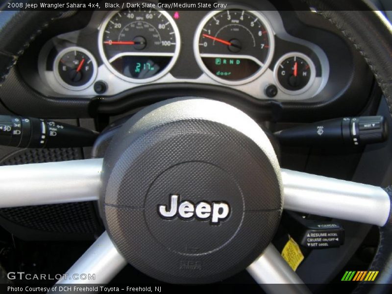 Black / Dark Slate Gray/Medium Slate Gray 2008 Jeep Wrangler Sahara 4x4