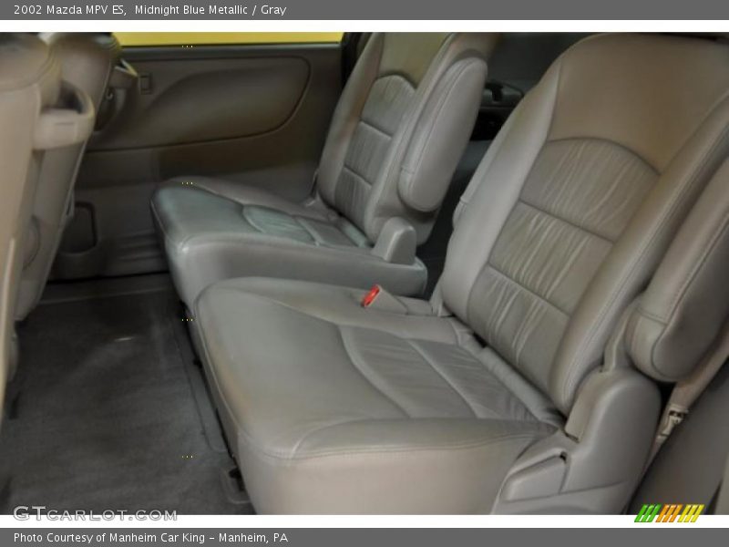 Midnight Blue Metallic / Gray 2002 Mazda MPV ES