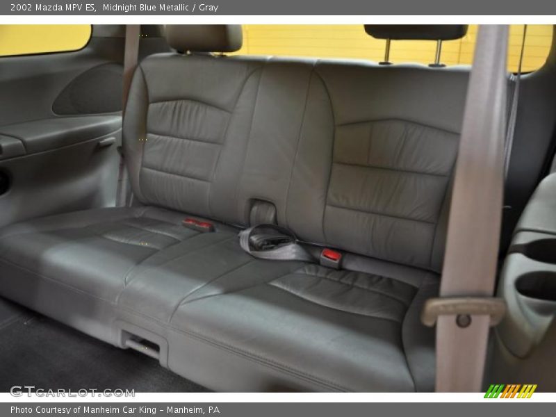 Midnight Blue Metallic / Gray 2002 Mazda MPV ES