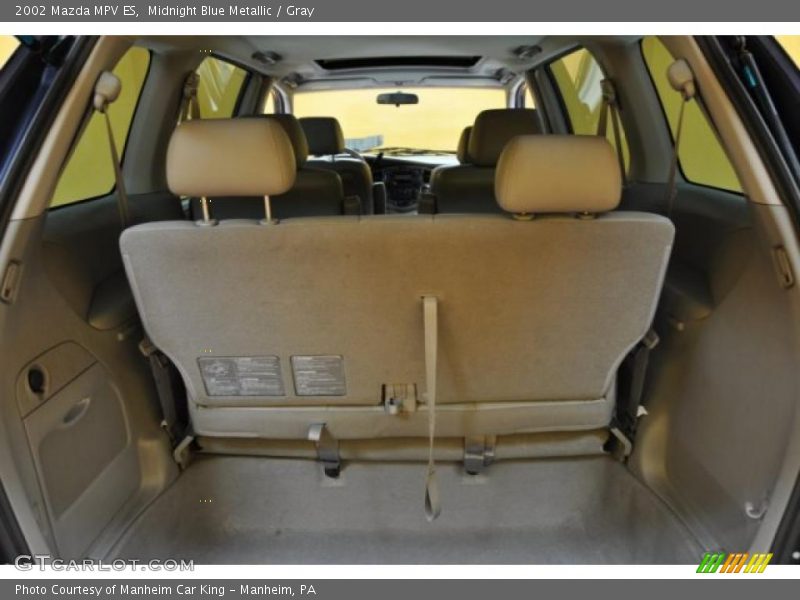 Midnight Blue Metallic / Gray 2002 Mazda MPV ES