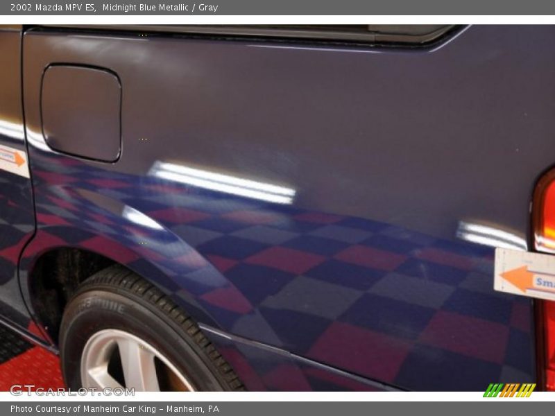 Midnight Blue Metallic / Gray 2002 Mazda MPV ES