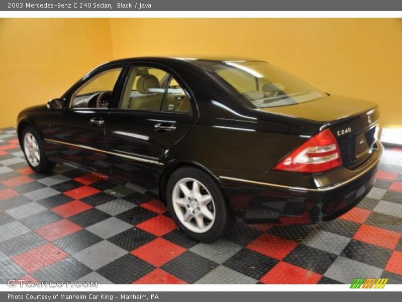 Black / Java 2003 Mercedes-Benz C 240 Sedan