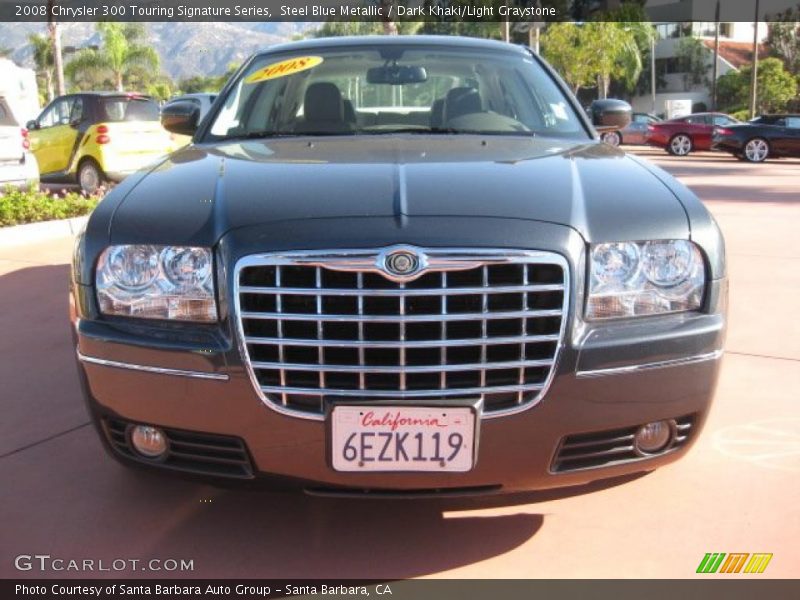Steel Blue Metallic / Dark Khaki/Light Graystone 2008 Chrysler 300 Touring Signature Series