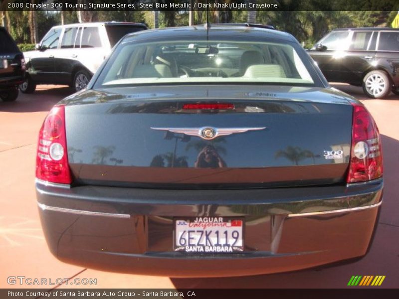 Steel Blue Metallic / Dark Khaki/Light Graystone 2008 Chrysler 300 Touring Signature Series