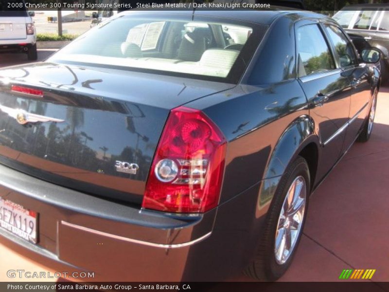 Steel Blue Metallic / Dark Khaki/Light Graystone 2008 Chrysler 300 Touring Signature Series