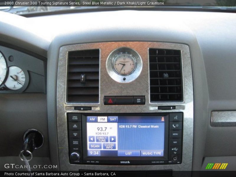 Steel Blue Metallic / Dark Khaki/Light Graystone 2008 Chrysler 300 Touring Signature Series