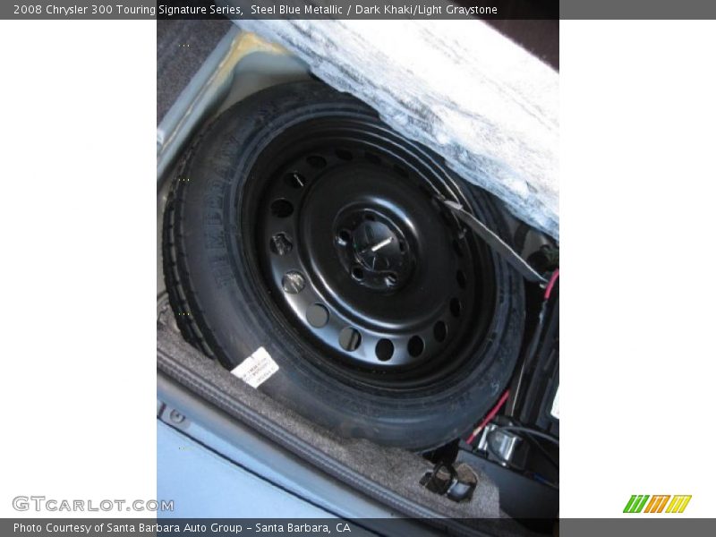 Steel Blue Metallic / Dark Khaki/Light Graystone 2008 Chrysler 300 Touring Signature Series