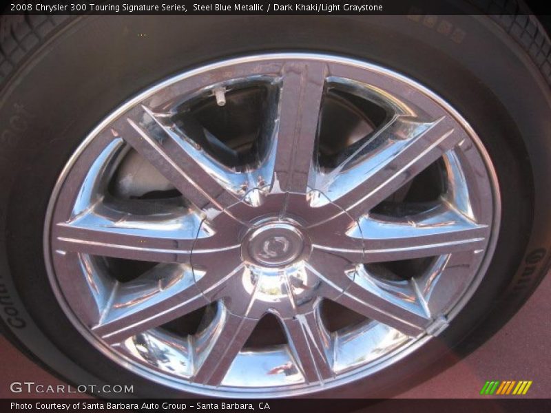 Steel Blue Metallic / Dark Khaki/Light Graystone 2008 Chrysler 300 Touring Signature Series