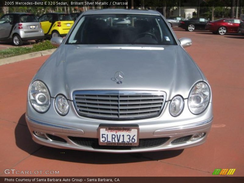 Brilliant Silver Metallic / Charcoal 2005 Mercedes-Benz E 320 Sedan