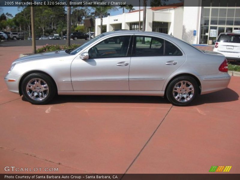 Brilliant Silver Metallic / Charcoal 2005 Mercedes-Benz E 320 Sedan