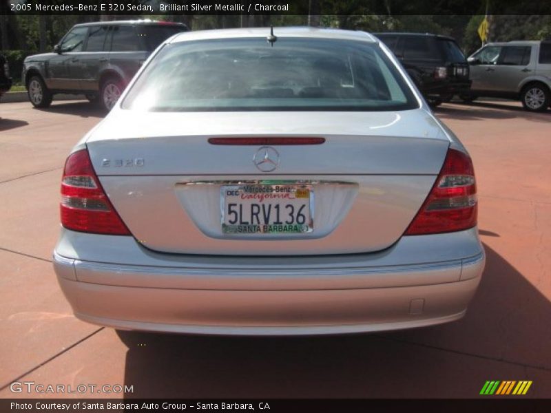 Brilliant Silver Metallic / Charcoal 2005 Mercedes-Benz E 320 Sedan