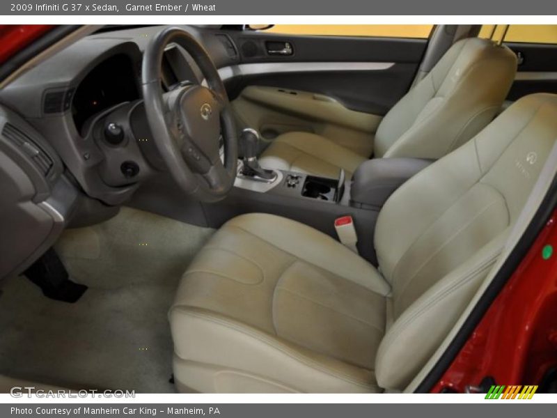  2009 G 37 x Sedan Wheat Interior