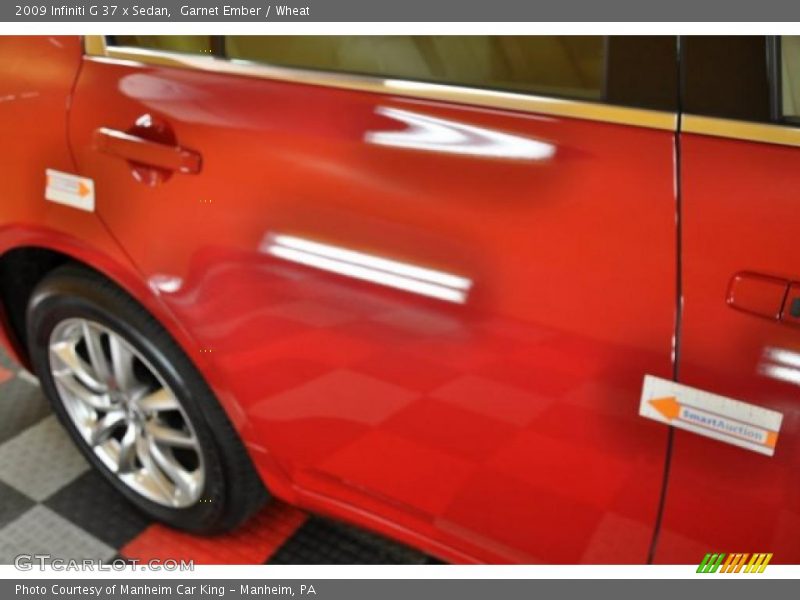 Garnet Ember / Wheat 2009 Infiniti G 37 x Sedan
