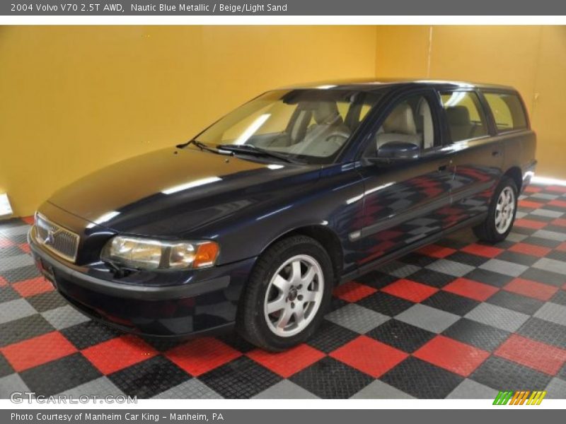 Nautic Blue Metallic / Beige/Light Sand 2004 Volvo V70 2.5T AWD