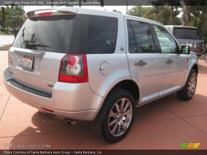 Zermatt Silver Metallic / Ebony Black 2008 Land Rover LR2 HSE
