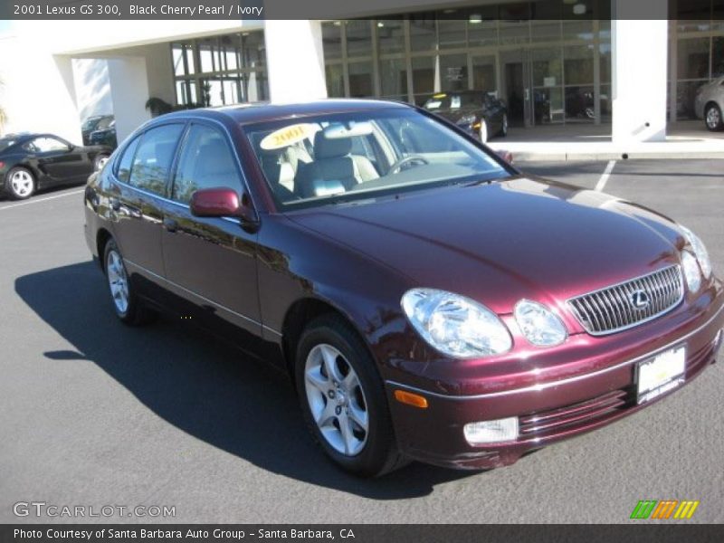 Black Cherry Pearl / Ivory 2001 Lexus GS 300