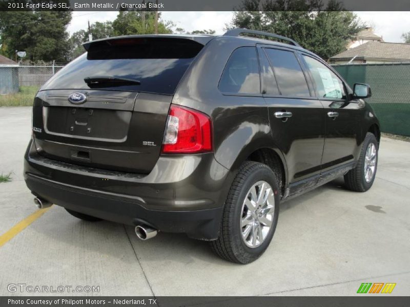 Earth Metallic / Charcoal Black 2011 Ford Edge SEL