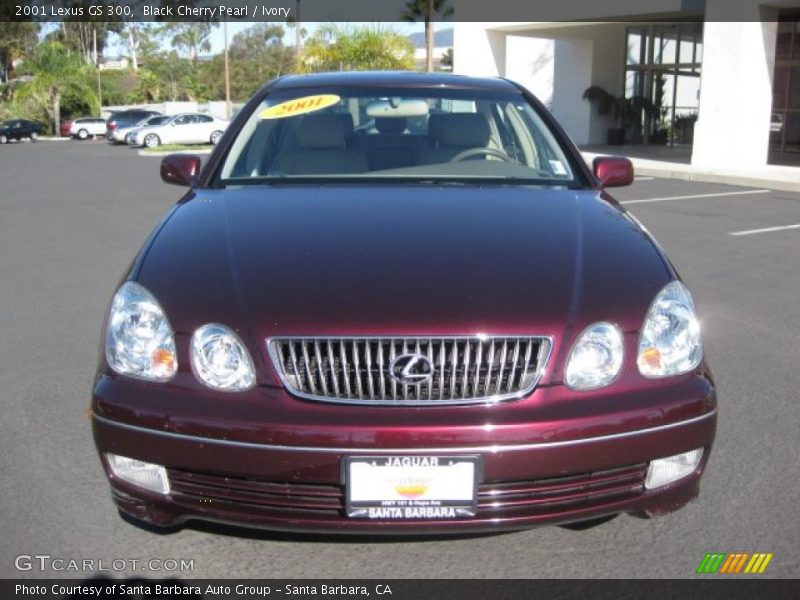 Black Cherry Pearl / Ivory 2001 Lexus GS 300