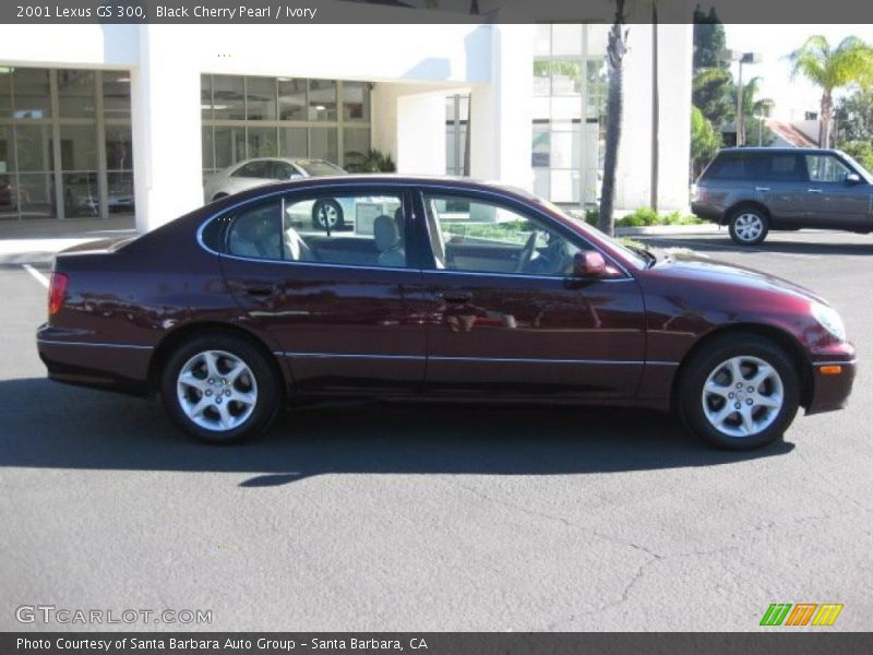 Black Cherry Pearl / Ivory 2001 Lexus GS 300