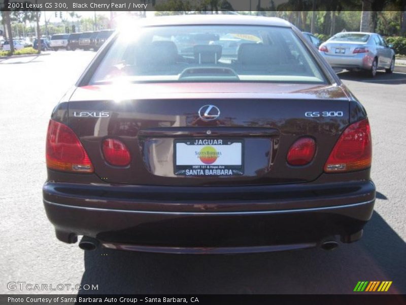 Black Cherry Pearl / Ivory 2001 Lexus GS 300