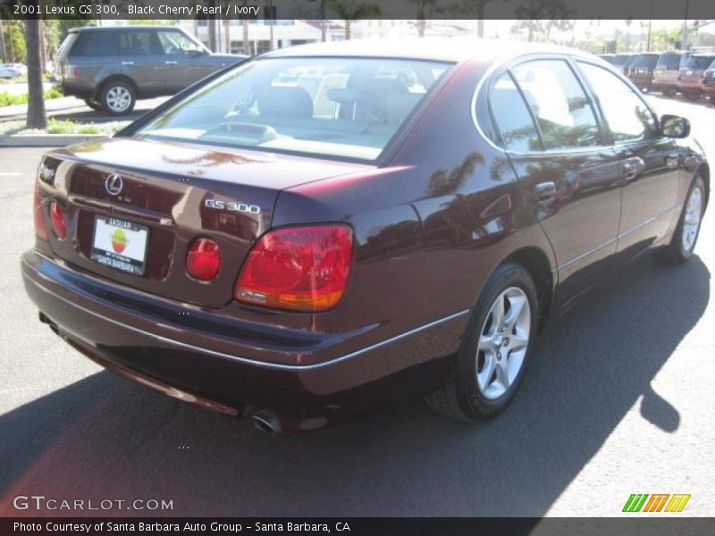 Black Cherry Pearl / Ivory 2001 Lexus GS 300