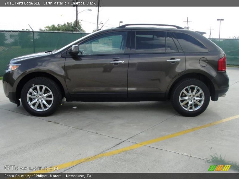 Earth Metallic / Charcoal Black 2011 Ford Edge SEL