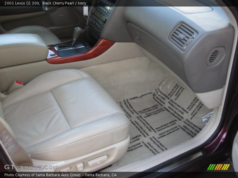 Black Cherry Pearl / Ivory 2001 Lexus GS 300