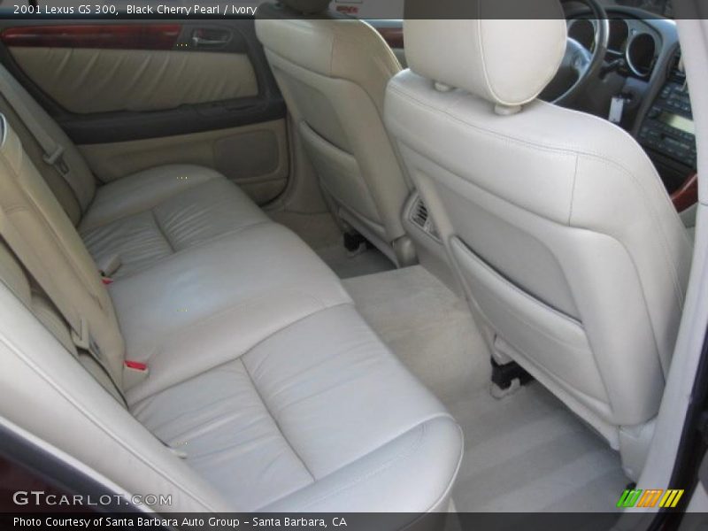 Black Cherry Pearl / Ivory 2001 Lexus GS 300