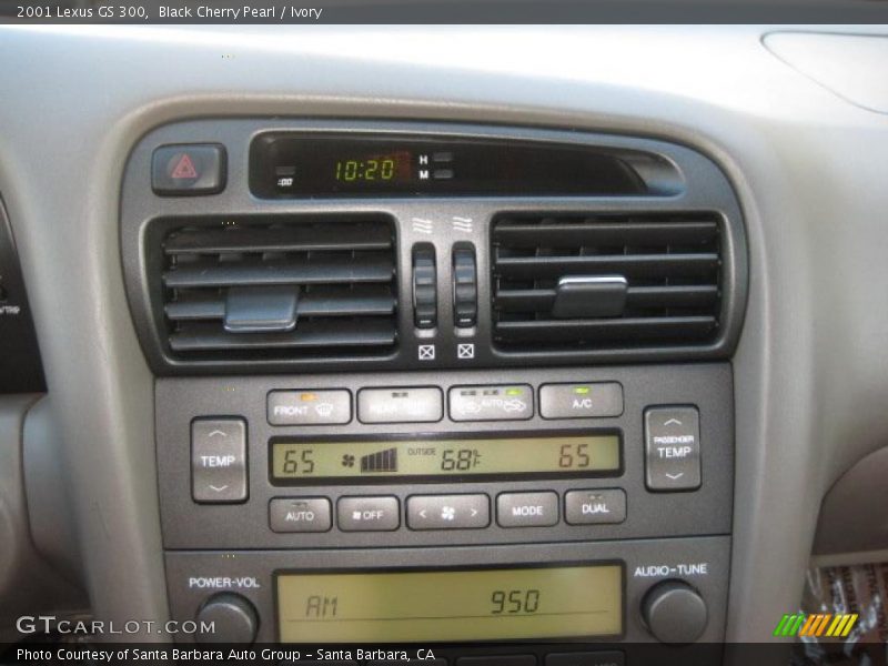 Black Cherry Pearl / Ivory 2001 Lexus GS 300