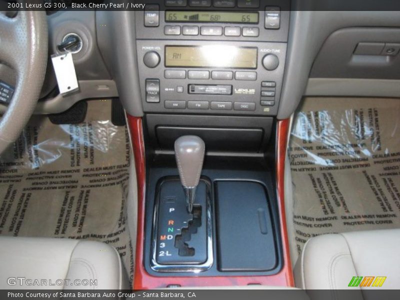 Black Cherry Pearl / Ivory 2001 Lexus GS 300