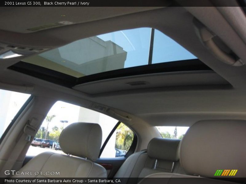 Black Cherry Pearl / Ivory 2001 Lexus GS 300