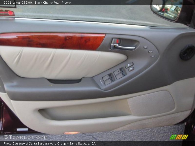 Black Cherry Pearl / Ivory 2001 Lexus GS 300