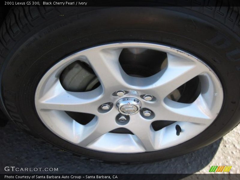 Black Cherry Pearl / Ivory 2001 Lexus GS 300