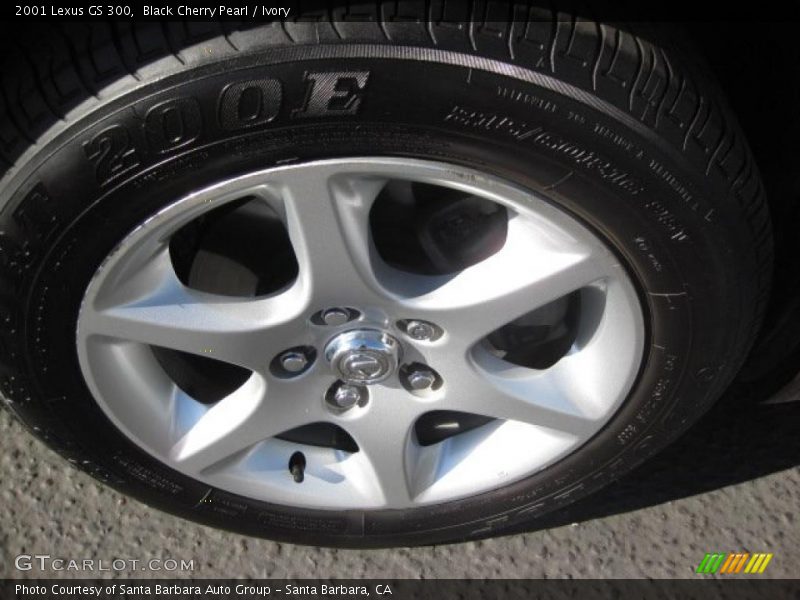 Black Cherry Pearl / Ivory 2001 Lexus GS 300